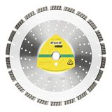 Klingspor 340229 DT 612 UT Supra diamantsnijschijven voor haakse slijper voor bouwmateriaal/beton, gewaxt beton, marmer, zandsteen, 300 mm diameter, 25,4 mm boring