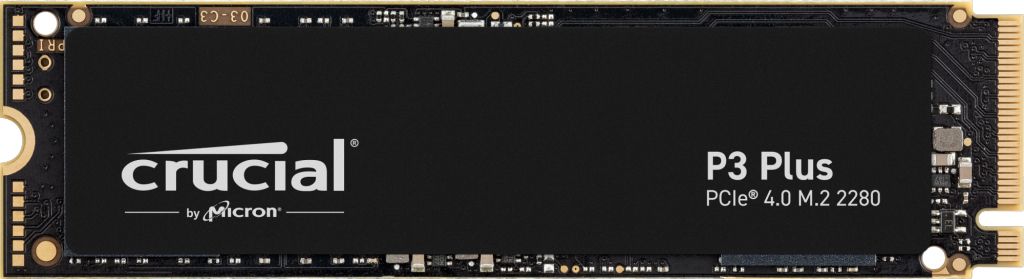 Crucial P3 Plus 2TB NVMe PCIe Gen4 M.2 SSD