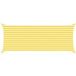 Maison Exclusive Voile d'Ombre Jaune et Blanc 2 x 5 m 100 % Polyester Oxford