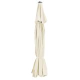 vidaXL - Vervangingsdoek - voor - parasol - 515 - cm - zandkleurig