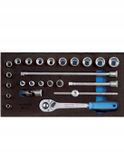 Gedore Dopsleutel Set 3/8" 1500 CT1-30 - 24 Delig