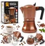 Karl Hausmann Kawiarka Teresa 300ml - Brons, Inductie, 6 Kopjes