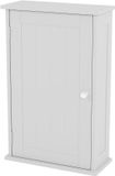 Merkloos Badkamermeubel Wandmontage - Opbergrek voor Badkamer - 1 stuk - Wit - 50 x 30 x 14 cm