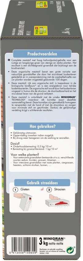 DCM SEDUM/GROENDAKEN 3KG - 3 kg