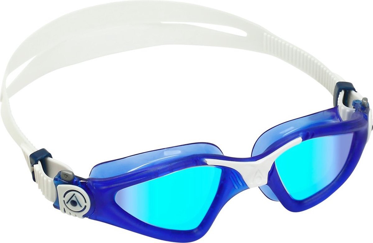 Aquasphere Aquasphere Kayenne - Zwembril - Volwassenen - Blue Titanium Mirrored Lens - Blauw/Wit