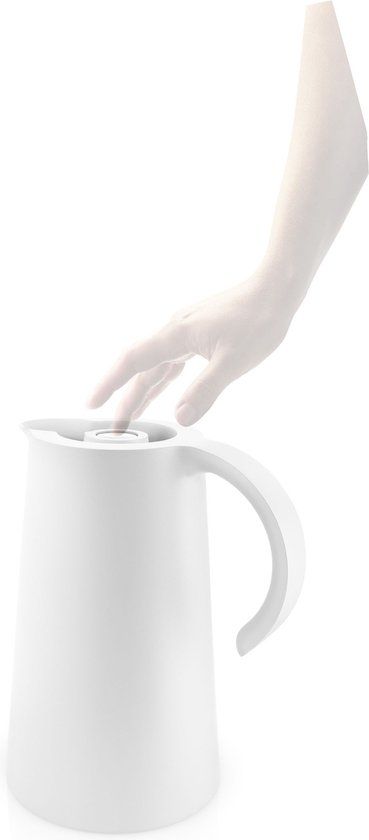 Eva Solo Rise Thermoskan - 1 liter - Wit - Kunststof