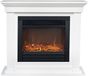 Xaralyn Elektrische haard - Flex ELU-HLW - wit hout - 1400 Watt verwarming - met afstandsbediening - haardombouw inclusief inbouwhaard - schouw