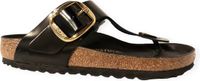 Birkenstock Gizeh Big Buckle 1021467 High-Shine Cuir Noir Normal