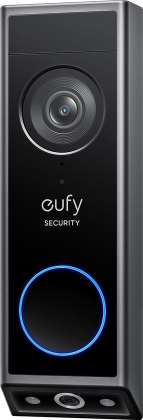 eufy Security -Video Doorbell E340-dubbele camera met Delivery Guard- 2K-nachtzicht in kleur-bedraad of met accu-draadloze bel-uitbreidbare lokale opslag tot 128 GB-geen maandelijkse kosten