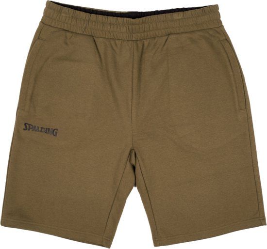 Spalding Unisex Basketbal Short Flow - Khaki - Maat 128