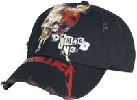 Metallica Distressed Unisex Cap - Zwart