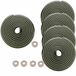 HIMRY® KXD7000 Randbescherming, L-vormig schuimkussen, extra dik, spons-tafelrandkussen, hoekkussen, randbescherming, anti-botsing, voor baby's en kinderen, zwart, 25 meter (5 x 5 m)