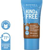 Rimmel London KIND & FREE Vegan Foundation - 504 Deep Mocha