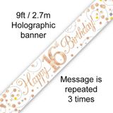 Oaktree UK Oaktree - Banner 16 jaar Rose Gold