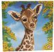 Crystal art diamond painting Crystal Card Kit | Diamond painting Baby Girafe | Martha Bowyer