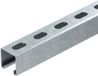 OBO Bettermann rail profiel perforé, largeur de fente 22mm 3000x41x41 acier thermolaqué, 1122622