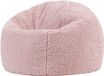 icon - Kingston Pouf enfant - Fluffy Pluche Teddy - Vieux rose