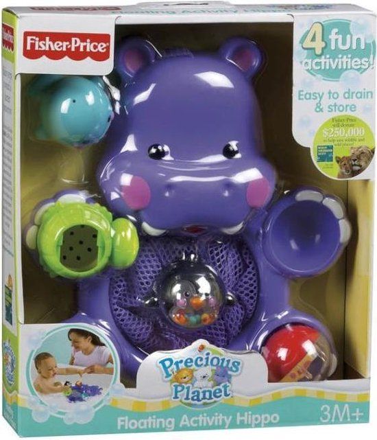 Mattel Fisher-Price Planschi Badehippo paars