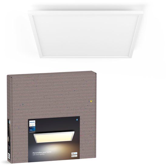 Philips Hue Aurelle LED Paneel - Vierkant - Wit - Dimbaar - Warm tot Koel Wit Licht - 60x60cm