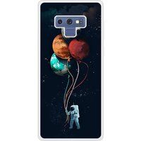 Cosmonaute aux ballons Verstevigd hoesje met sublimatie bedrukking, compatibel met Samsung Galaxy Note