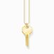 Thomas Sabo KE2129-413-39-L45V Halsketting Unisex 925er Zilver Geel Verguld 40-45cm
