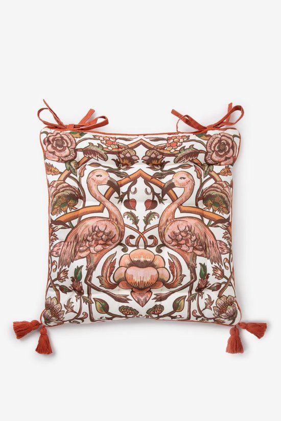 Sissy-Boy Multicolour tuinkussen met flamingo's
