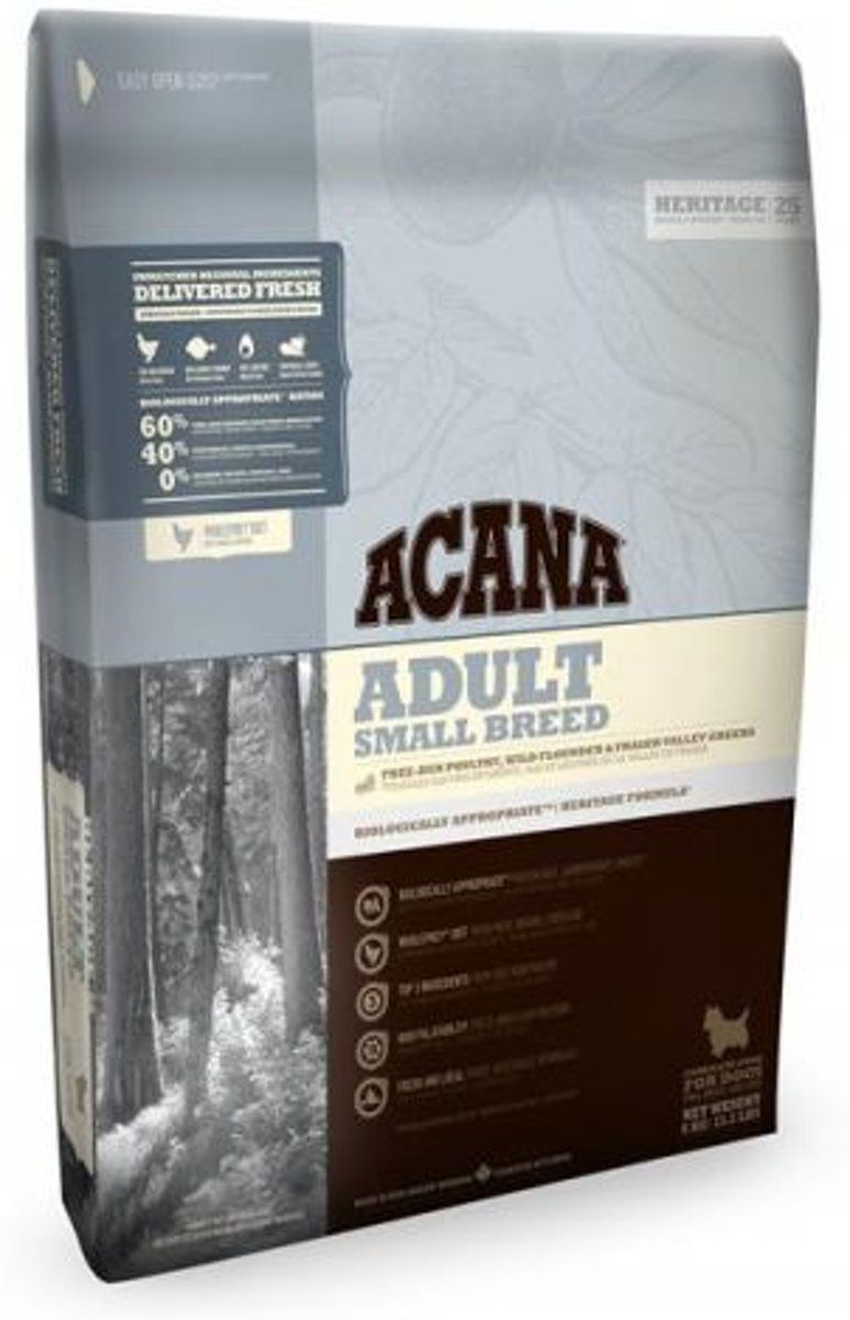 Acana Heritage Adult Small Breed hondenvoer 2 kg