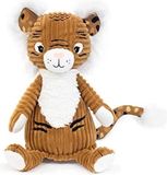 Pluche Les Deglingos Knuffel Tijger Junior 22 Cm Pluche Bruin