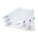 Rapesco 0978 Zippi-Map met Kunststof Rits, Transparant, A4+, Set van 5