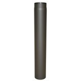 Kamino Flam schoorsteenpijp, grijs gegoten, Senotherm gecoat, Ø 120 mm, lengte 1000 mm