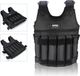 Shenzhen Haorui Industrial Technology Co., Ltd. Gilet lesté réglable Entraînement Course Gilet lesté - Charge maximale 20 kg - Plaque d'acier / Sable - Réglable