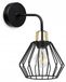 Applique murale, lampe carrée, lampe en métal, avec câble, LED