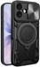 Techsuit Hoesje geschikt voor Apple iPhone 17 - CamGuard Pro Back Cover - Zwart