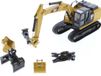 Diecast Masters Cat 320F Graafmachine - 1:64 - Geel