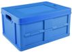 Sunware Square gesloten vouwkrat 32L met deksel blauw