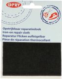 Opry Reparatiedoek Jeans Opstrijkbaar 10x40cm Zwart