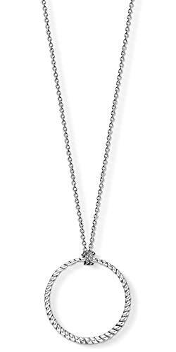 Thomas Sabo Charm Club X0251-637-21-L90 Bedelketting voor dames en heren, 925 sterling zilver