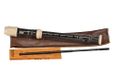 Aulos F-sopraninoblokfluit Symphony 507B - donkerbruin/ivoorkleurig - barokke greep, met dubbelgaten - met etui, grijptabel - 3-delig - met gebogen windkanaal