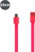 Contact Micro USB Bracelet Cable 23 cm Pink