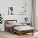 vidaXL Bedframe Eikenhout 98,5 x 200 cm Bewerkt hout