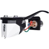 Ortofon 2M Mono Phono Cartridge op SH-4 Black Headshell. Wit/Zwart. Voor Eenvoudige Montage op S-Vormige Toonarmen
