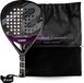 UNIQUE Raquette de padel 12K Carbon, forme en goutte d'eau - Équilibre moyen-haut