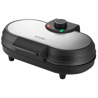 Unold PANCAKE MAKER American Crepe Maker - 2 Crepes - 1000W - Black/Stainless Steel