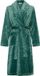 Pastunette - Badjas - Nordic Leaf - Flannel Fleece - Groen - Maat 3XL