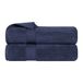 Superior Zero Twist 100% katoenen badhanddoeken, superzacht, pluizig en absorberend, premium kwaliteit, extra grote badhanddoek, set van 2, nachtblauw