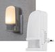 ChiliTec Veilleuse LED avec détecteur de mouvement, 230 V, avec interrupteur crépusculaire, temps réglable, mode marche/arrêt automatique, blanc chaud, 1 pièce