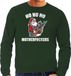 Bellatio Decorations Foute kersttrui - Hohoho motherfuckers - groen - heren - kerst sweater L