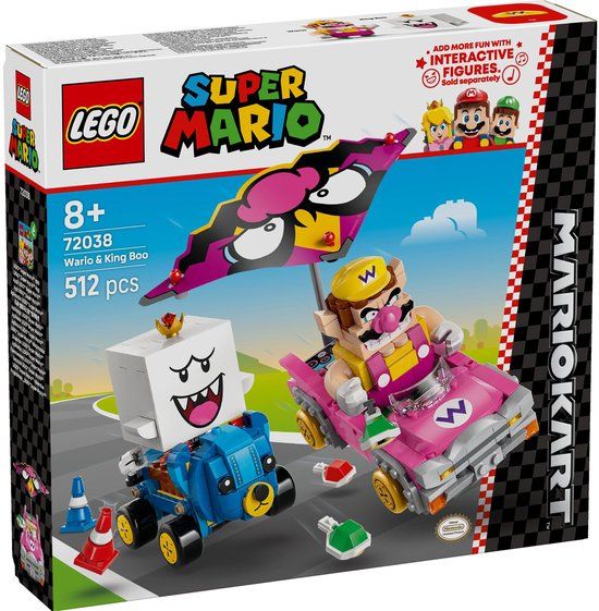 LEGO Super Mario: Mario Kart – Wario en King Boo - 72038