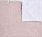 Baby's Only Gebreide ledikantdeken teddy Sparkle - Zilver-Roze Mêlee - 100x135 cm