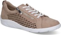 Caprice Dames Sneaker 9-23503-44 Beige Leer/Textiel G-breedte Maat 36